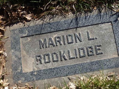 Marion Lowther Rooklidge on Sysoon