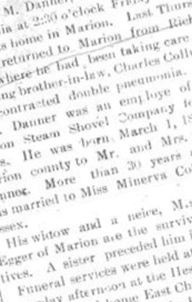 Marion M Danner on Sysoon