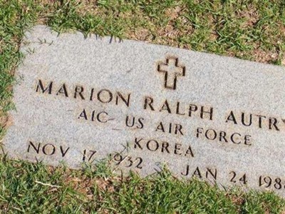Marion Ralph Autry on Sysoon