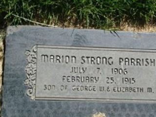 Marion Strong Parrish on Sysoon
