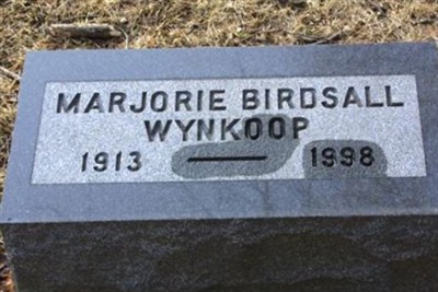 Marjorie Birdsall Wynkoop on Sysoon