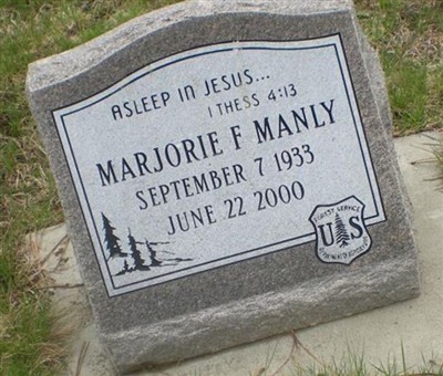 Marjorie F Manly on Sysoon