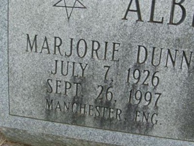 Marjorie Fowler Dunn Albertson on Sysoon