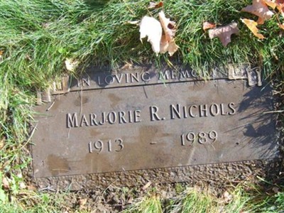 Marjorie R. Nichols on Sysoon