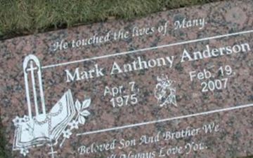 Mark Anthony Anderson on Sysoon