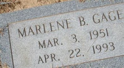 Marlene B. Gage on Sysoon
