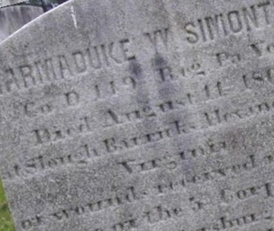 Marmaduke W. Simonton on Sysoon