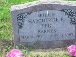 Marquerite "Peg" E. ? Barnes on Sysoon