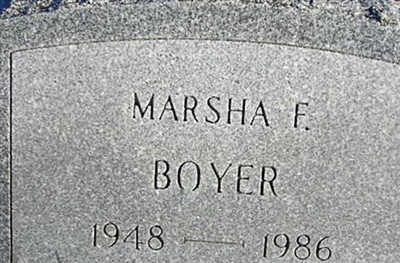 Marsha F. Boyer on Sysoon