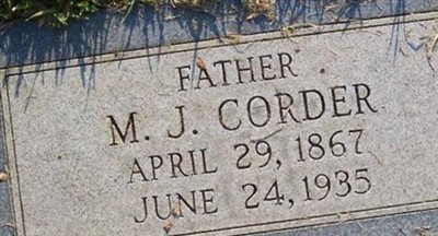 Marshall Jefferson Corder on Sysoon