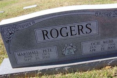 Marshall "Pete" Rogers on Sysoon