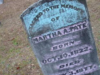 Martha A. Pate on Sysoon