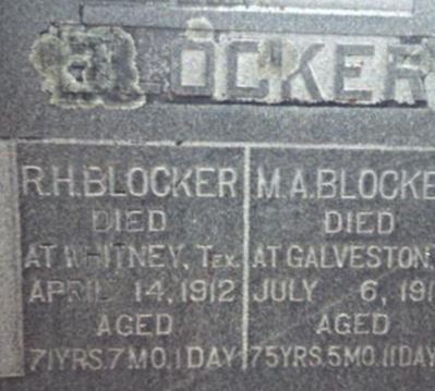 Martha Ann Bennett Blocker on Sysoon