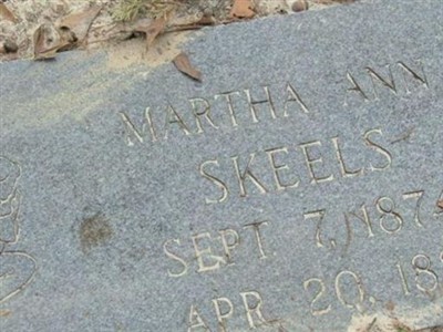 Martha Ann Skeels on Sysoon