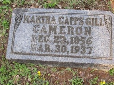 Martha Capps Gill Cameron on Sysoon