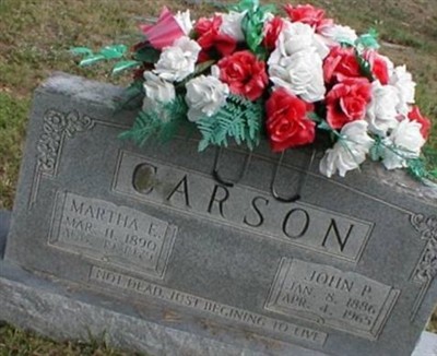 Martha E. Carson on Sysoon