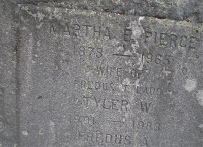 Martha E Pierce Ladd on Sysoon