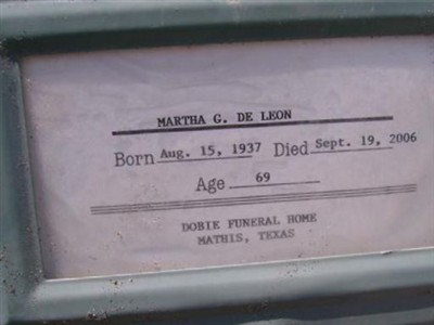 Martha G. DeLeon on Sysoon