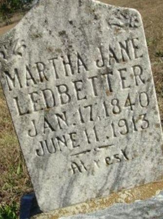 Martha Jane Ledbetter on Sysoon