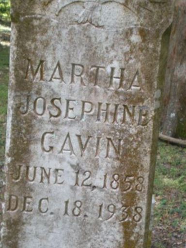 Martha Josephine Gavin on Sysoon
