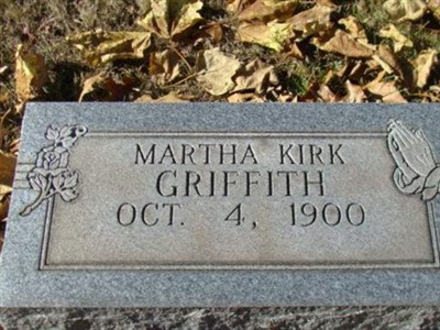 Martha Kirk Griffith on Sysoon