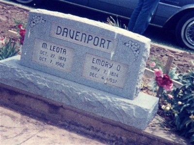 Martha Leota Barton Davenport on Sysoon