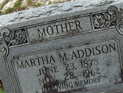 Martha M Addison on Sysoon