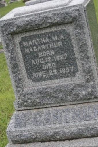Martha M.A. McCarthur on Sysoon