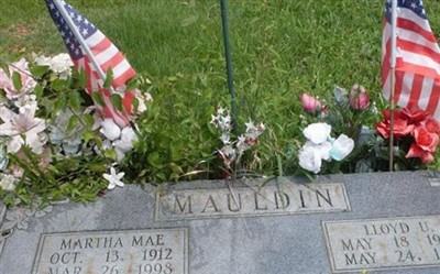 Martha Mae Fulton Mauldin on Sysoon