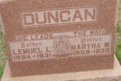 Martha Mahala Click Duncan on Sysoon