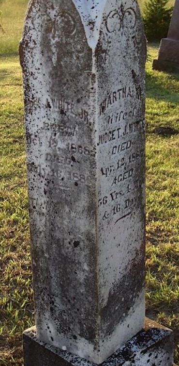 Martha Ann Matilda Gilstrap White on Sysoon