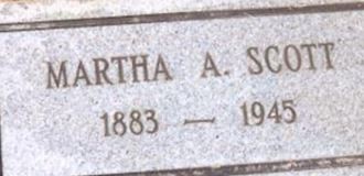 Martha Myrtle Arrants Scott on Sysoon