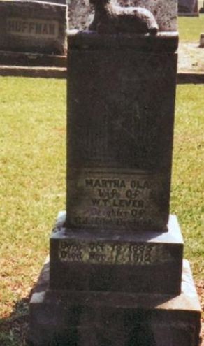 Martha Ola Lever on Sysoon