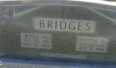 Martha R. Bridges on Sysoon