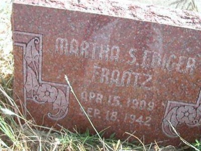 Martha S. Ediger Frantz on Sysoon