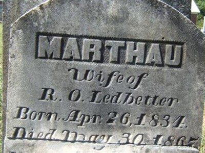 Martha Ursula Searcy Ledbetter on Sysoon