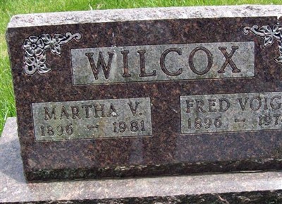 Martha V Wilcox on Sysoon