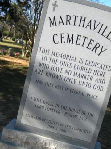 Marthaville Cemetery on Sysoon