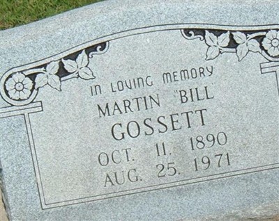 Martin "Bill" Gossett on Sysoon