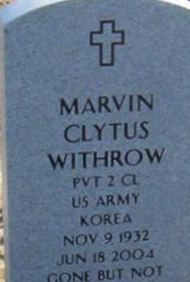 Marvin Clytus Withrow on Sysoon