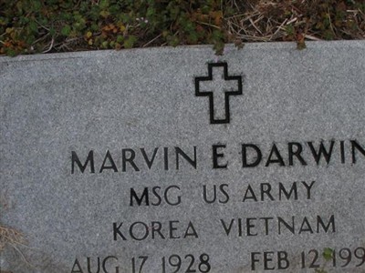 Marvin E Darwin on Sysoon