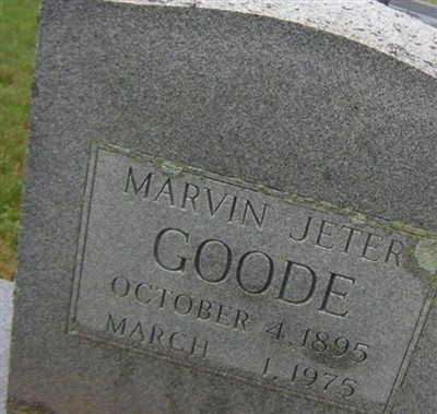 Marvin Jeter Goode on Sysoon