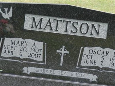 Mary A Mattson on Sysoon