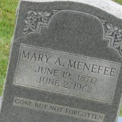 Mary Addie Menefee on Sysoon