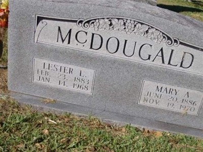 Mary Alberta Isbell McDougald on Sysoon