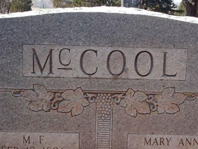 Mary Ann McCool on Sysoon