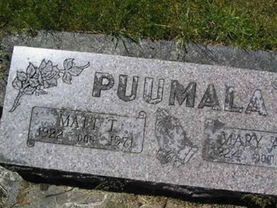 Mary Ann Puumala on Sysoon