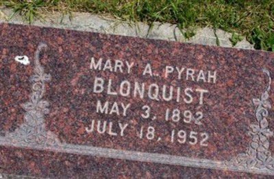 Mary Ann Pyrah Blonquist on Sysoon