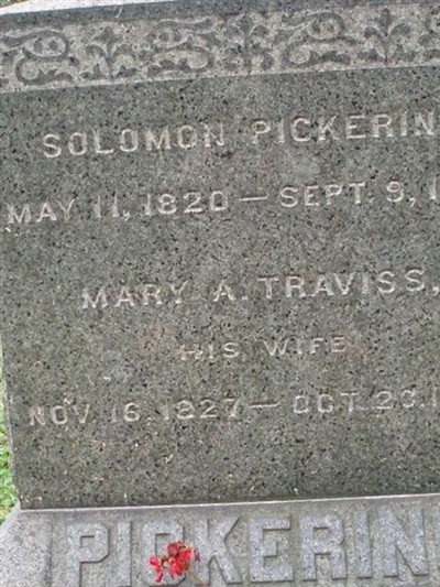 Mary Ann Traviss Pickering on Sysoon