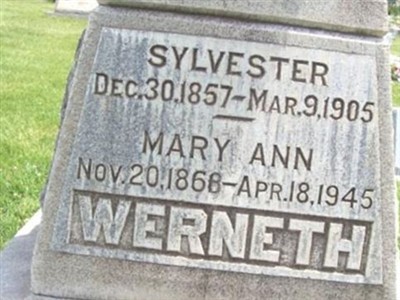 Mary Ann Werneth on Sysoon